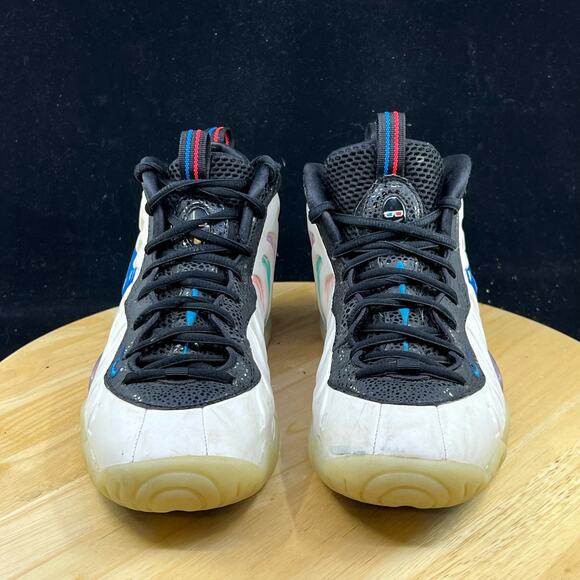 Nike Boys Little Posite Pro 644792-102 White Basketball Sneakers Sz 7y/ 8.5 W - Picture 3 of 12